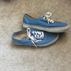 Women’s size 8.5 blue Vans